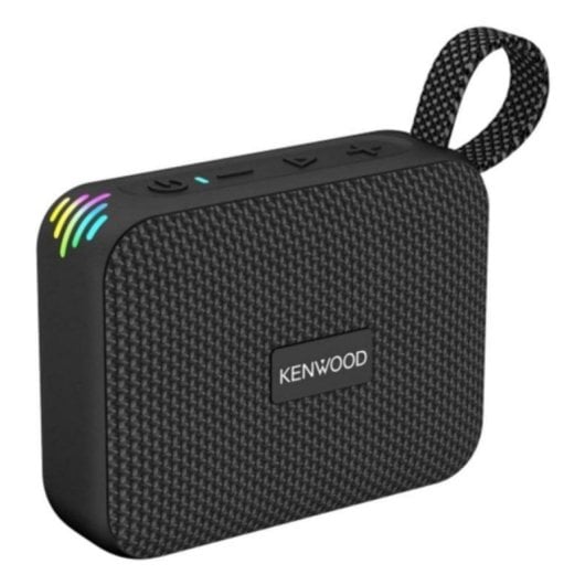 Altavoces Kenwood Party inalámbricos 5W Bluetooth TWS con iluminación y resistencia al agua