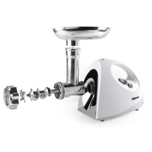 Hachoir à viande Tristar VM-4210 1200W 3 disques adaptateur saucisses blanc