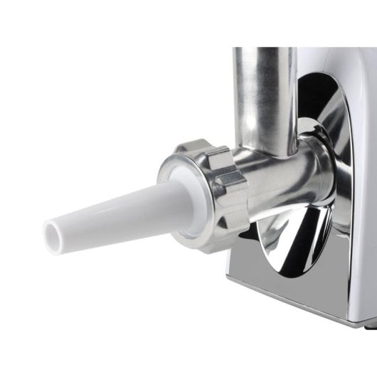 Tritacarne Tristar VM-4210 compatto 3 dischi inox 550 W bianco maniglia integrata