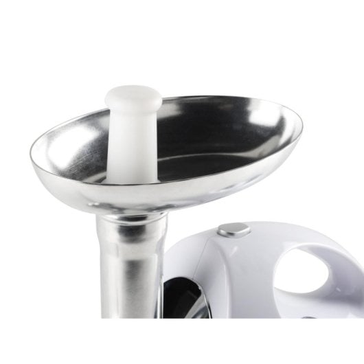 Tritacarne Tristar VM-4210 compatto 3 dischi inox 550 W bianco maniglia integrata