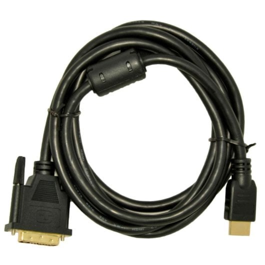 Cable HDMI Akyga AK-AV-11 1,8 m HDMI a DVI-D chapado en oro ABS negro