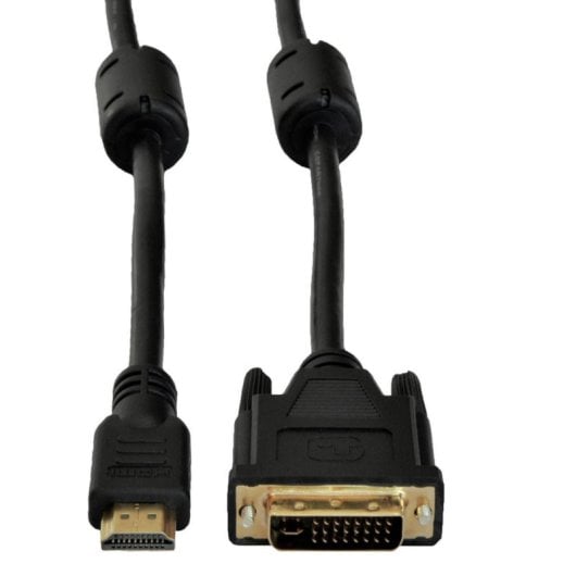 Cable HDMI Akyga AK-AV-11 1,8 m HDMI a DVI-D chapado en oro ABS negro