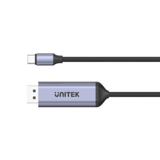 Kabel Unitek V1423C USB Typ-C auf DisplayPort 1.8 m 8K 60Hz Aluminiumgehäuse