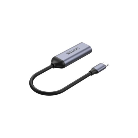 Adapter Unitek V1415A USB-C auf DisplayPort 0,15 m 8K Aluminium Grau