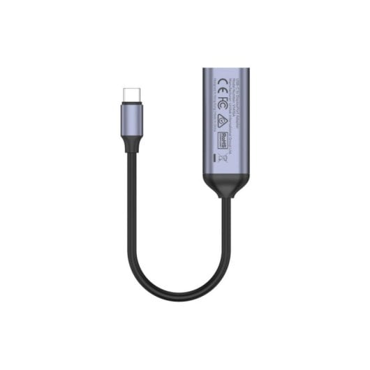 Adapter Unitek V1415A USB-C auf DisplayPort 0,15 m 8K Aluminium Grau