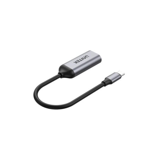 Adapterkabel UNITEK V1420A USB Typ-C auf HDMI 0,15 m Aluminium Grau