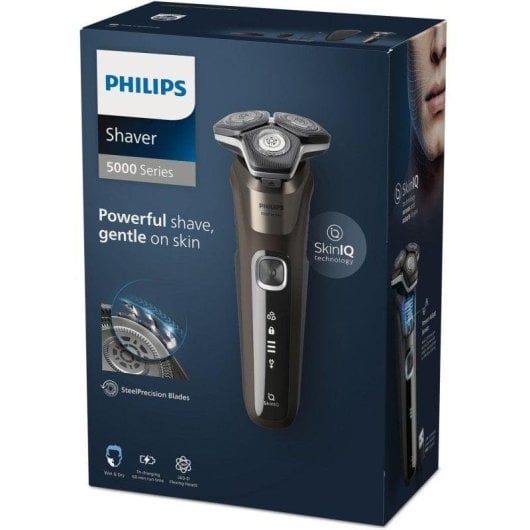 Elektrorasierer Philips Shaver Series 5000 S5886/38 Kabellos 60min Nass- und Trockenrasur 3 Scherköpfe Schnellladung