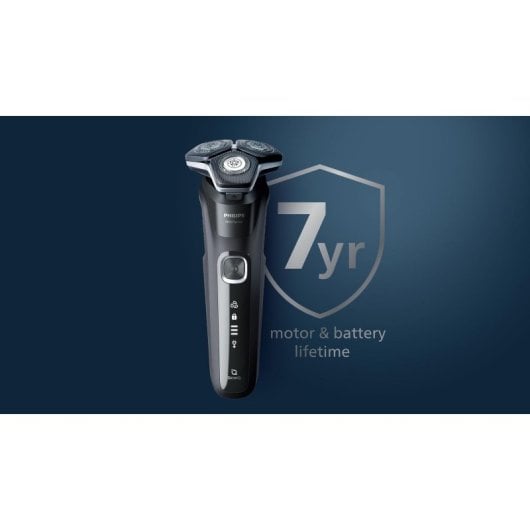 Elektrorasierer Philips SHAVER Series 5000 S5886/38 Rotation Schwarz Braun LED Lithium-Akku USB