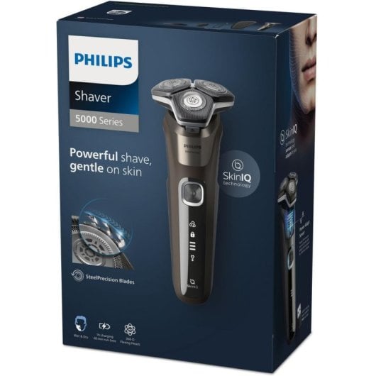 Elektrorasierer Philips Shaver Series 5000 S5886/38 Kabellos 60min Nass- und Trockenrasur 3 Scherköpfe Schnellladung