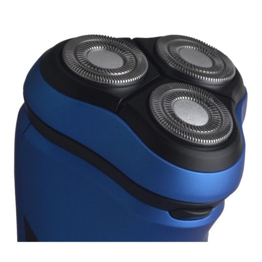 Afeitadora Blaupunkt MSR401 Rotativa Negra Azul NiMH Recargable 60 min