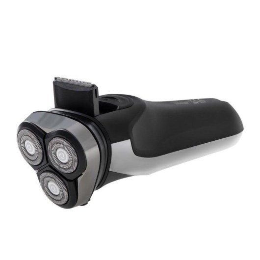 Máquina de Barbear Facial Adler AD 2933 Recarregável 180min Seco e Molhado 3 Lâminas LCD