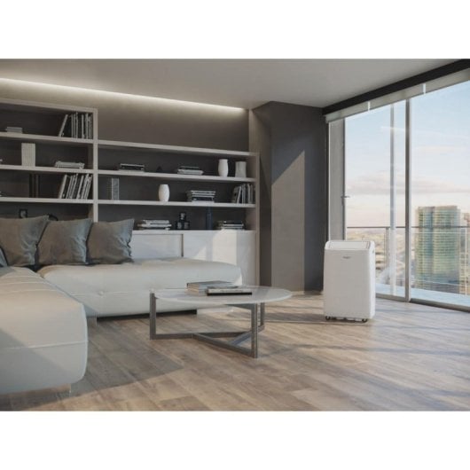 Climatiseur mobile Whirlpool PACF212HP W 12000 BTU Chauffage Déshumidification A+ LED