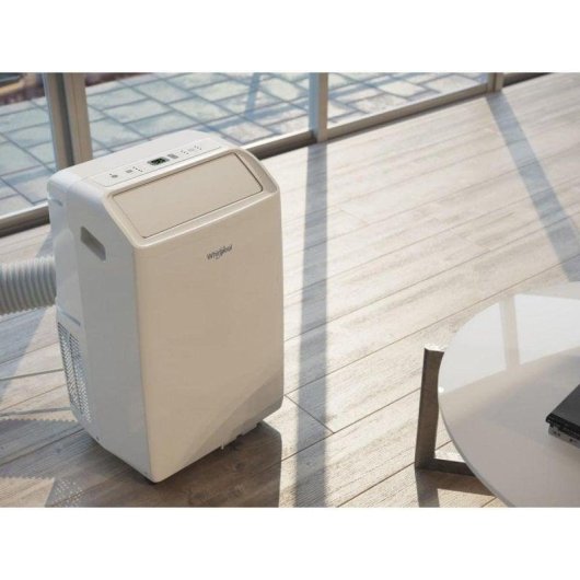 Climatiseur mobile Whirlpool PACF212HP W 12000 BTU Chauffage Déshumidification A+ LED