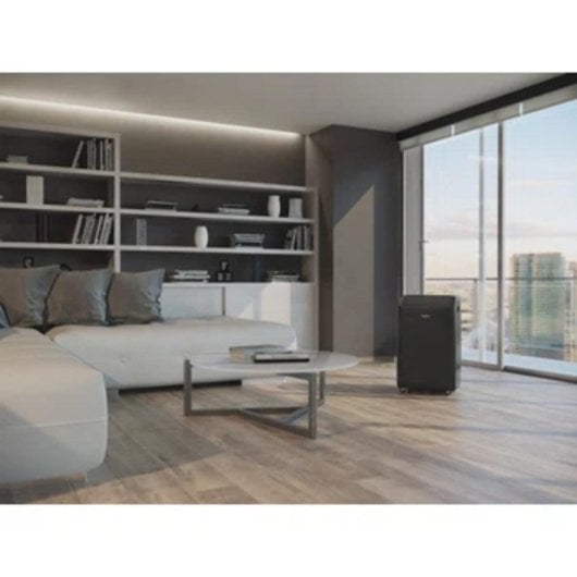 Climatiseur mobile Whirlpool PACF212HP B 12000 BTU chauffage A+ LED noir