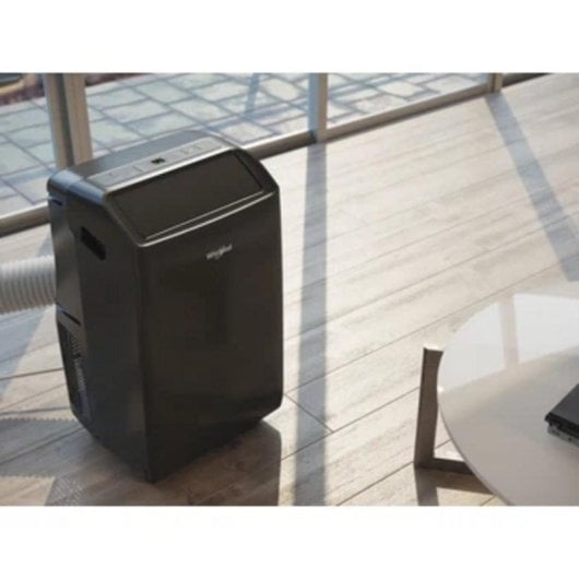 Climatiseur mobile Whirlpool PACF212HP B 12000 BTU chauffage A+ LED noir