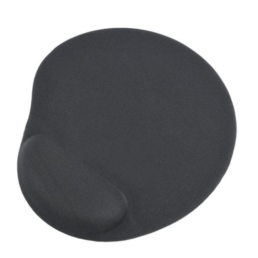 Gembird MP-GEL-BLACK Tapete de Rato Gel com Apoio de Pulso e Antiderrapante Preto