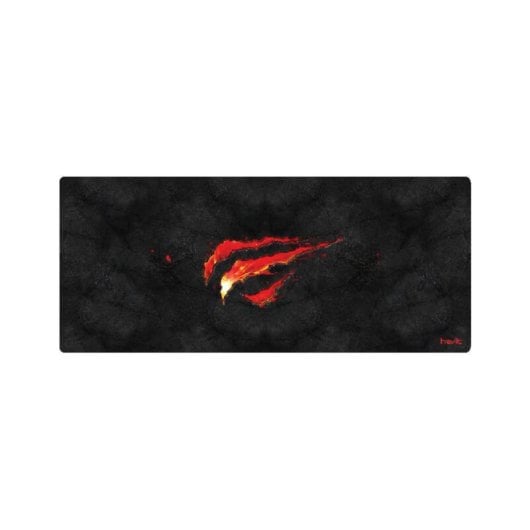 Tapis de souris Havit HV-MP861 Gaming Noir Rouge Surface Image