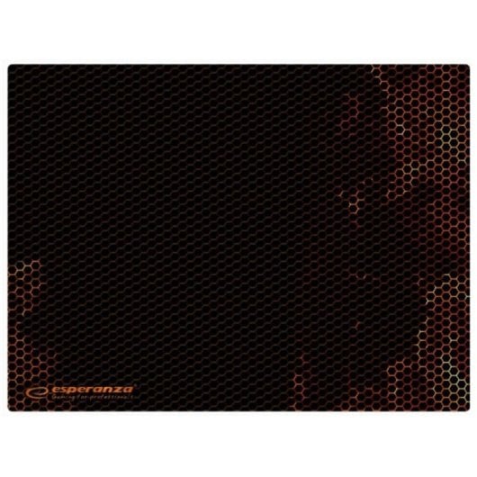 Alfombrilla Gaming Esperanza EGP103R Negro Estampado Tela Base Antiderrapante