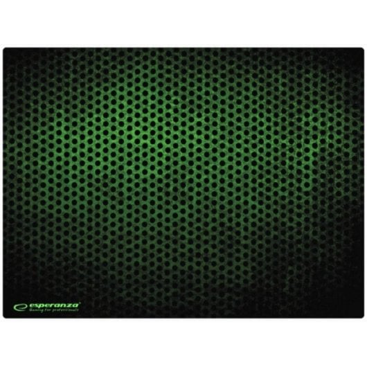 Alfombrilla Gaming Esperanza EGP103G Negro Verde 400x300 mm Base Antideslizante
