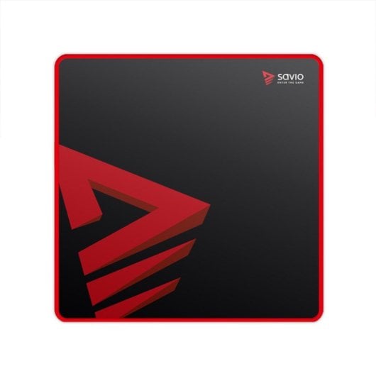 Alfombrilla Savio Turbo Dynamic M 450 x 450 mm Base Goma Bordes Cosidos Gaming