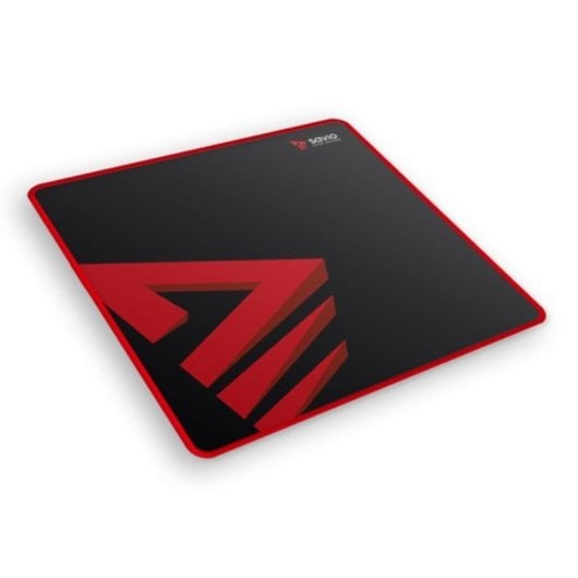 Alfombrilla Savio Turbo Dynamic M 450 x 450 mm Base Goma Bordes Cosidos Gaming