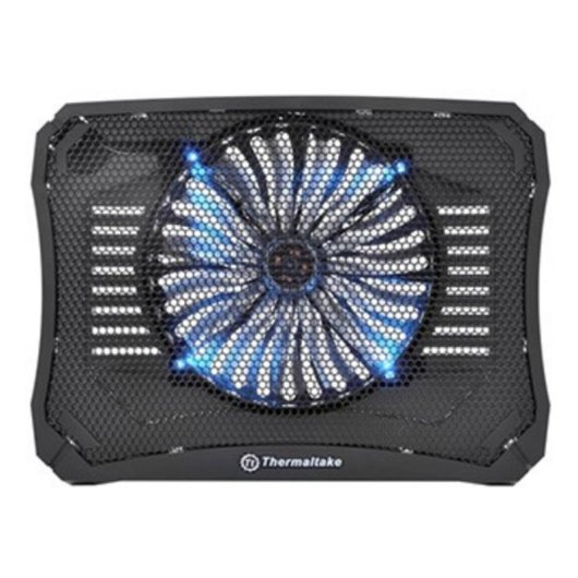 Notebook-Kühler Thermaltake Massive V20 17 Zoll 1 Lüfter USB 2.0 Blau beleuchtet