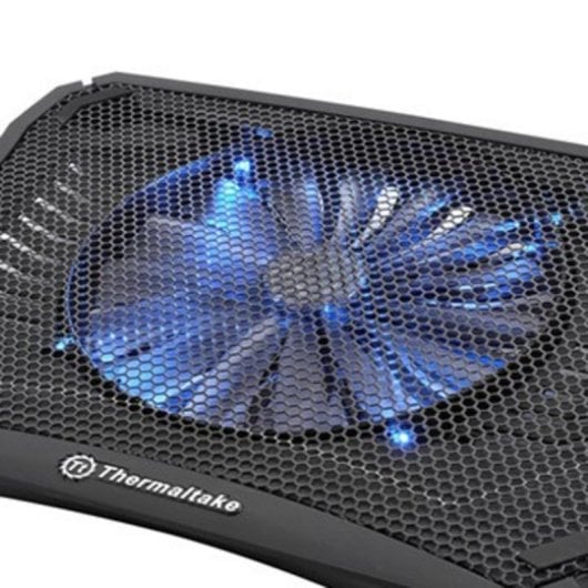 Notebook-Kühler Thermaltake Massive V20 17 Zoll 1 Lüfter USB 2.0 Blau beleuchtet