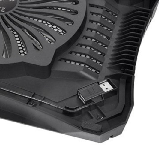 Notebook-Kühler Thermaltake Massive V20 17 Zoll 1 Lüfter USB 2.0 Blau beleuchtet