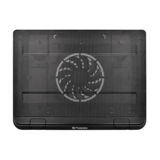 Notebook-Kühler Thermaltake Massive A23 16 Zoll 1 Lüfter 1200 RPM Schwarz Metall USB