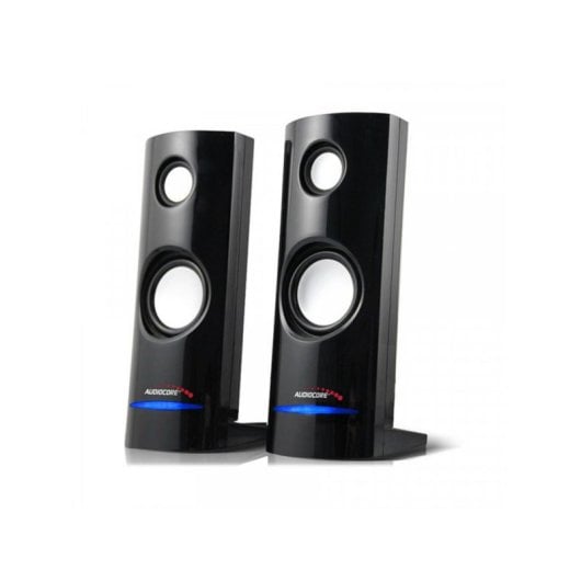 Altavoces Audiocore 2 vias alámbricos 4 W con control de volumen y alimentación USB