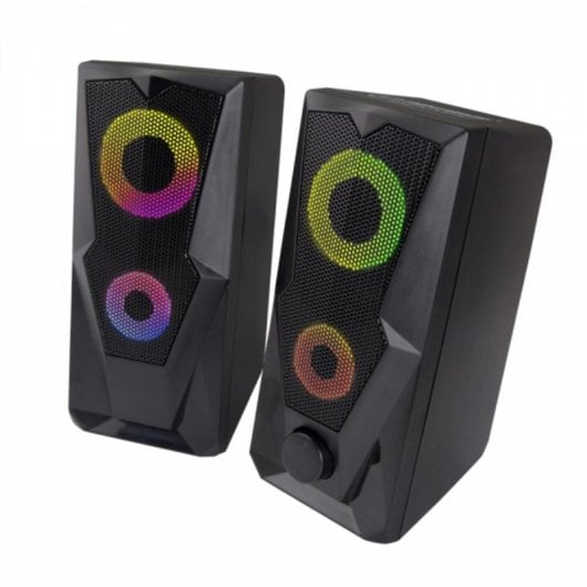 Enceintes Esperanza filaires 6W avec amplificateur integre et port casque
