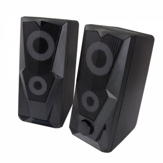 Enceintes Esperanza filaires 6W avec amplificateur integre et port casque