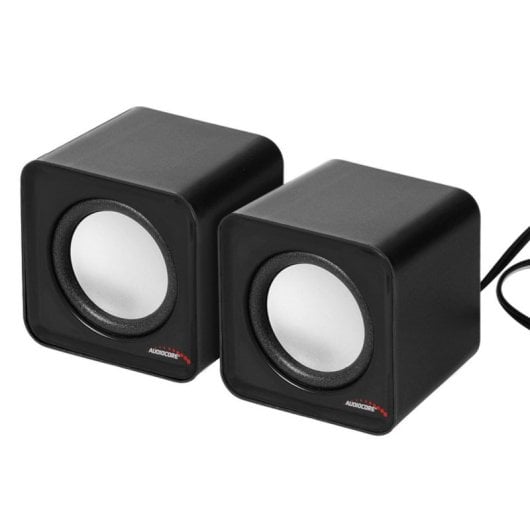 Altavoces Audiocore 2 vias Alámbricos 3W USB control de volumen para PC