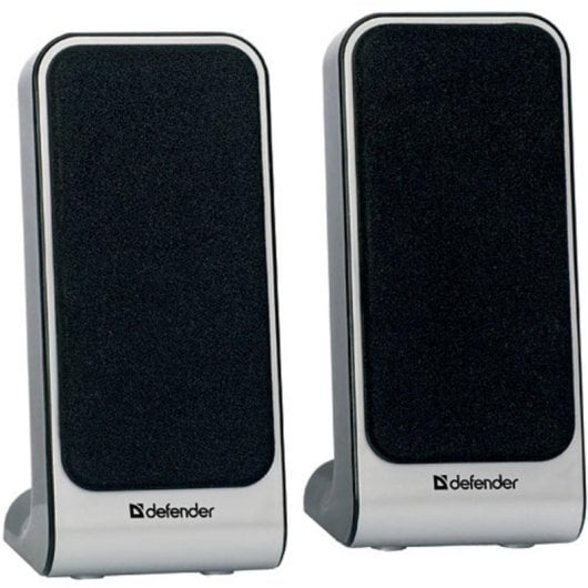 Haut-parleurs Defender 2.0 Filaire 4 W USB et jack noir pour bureau