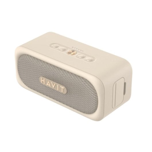 Altavoces Havit Fiesta Inalámbricos y Alámbricos 20W Bluetooth IPX7 Beige TWS