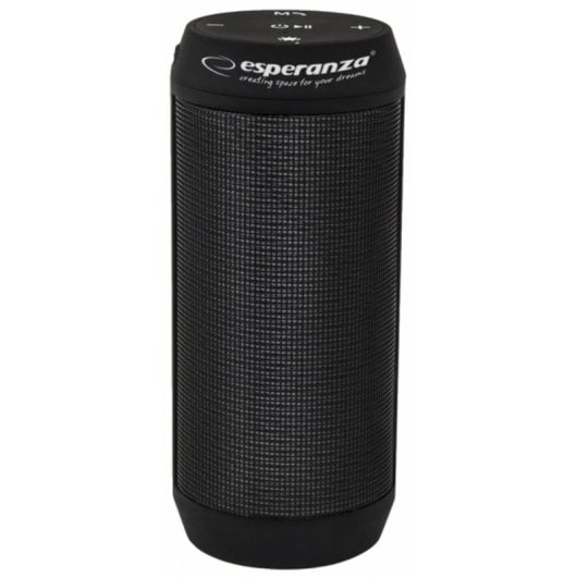 Enceintes Esperanza Cylindre Bluetooth et filaire 5W avec lecteur MicroSD et radio FM