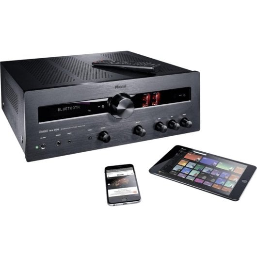 Amplificateur Magnat MA 900 200 W Bluetooth Classe A/B Noir télécommande
