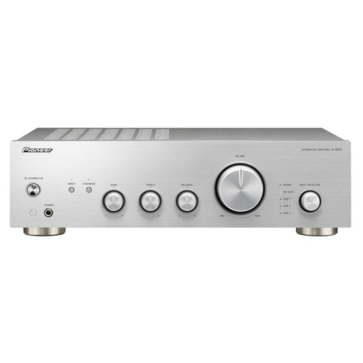 Amplificateur Pioneer A-10AE Hi-Fi stéréo 103 dB argent réglages basses aigus