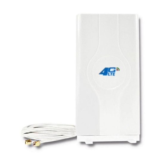 Antena Qoltec 57013 30dBi Omnidireccional 0.6-2.7GHz Polarización Vertical Blanca