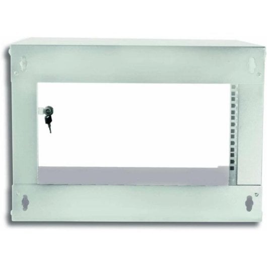 Techly I-CASE EL-1006G45 Bastidor de Parede 6U com Porta de Vidro Temperado Cinzento