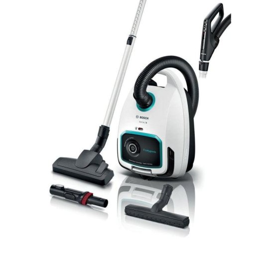 Aspirateur avec Sac Bosch Serie 6 BGL6HYG1 600W Filtre EPA 4,5L Noir et Blanc