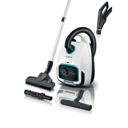 Aspiradora cilíndrica Bosch Serie 6 BGL6HYG1 600 W Filtro EPA 4,5 L Negro y Blanco