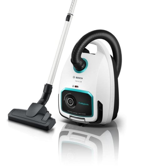 Aspiradora cilíndrica Bosch Serie 6 BGL6HYG1 600 W Filtro EPA 4,5 L Negro y Blanco