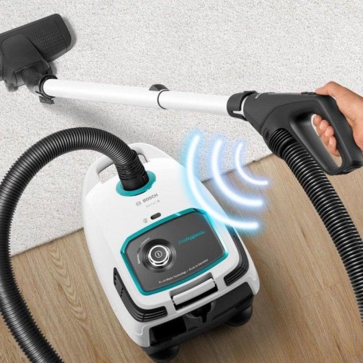Aspirateur avec Sac Bosch Serie 6 BGL6HYG1 600W Filtre EPA 4,5L Noir et Blanc