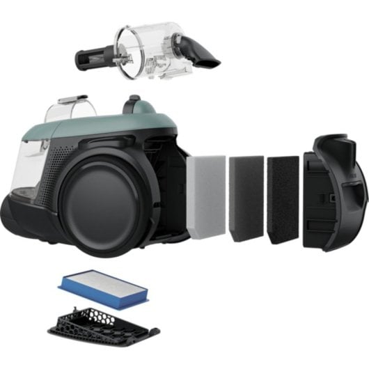 Aspiradora trineo Electrolux EL61C2OG 700W sin bolsa radio 12 m filtro lavable