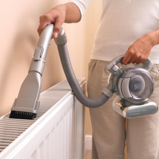 Aspirapolvere senza fili Black & Decker PD1820L-QW 25W Ciclonico Autonomia 15 min Cromato