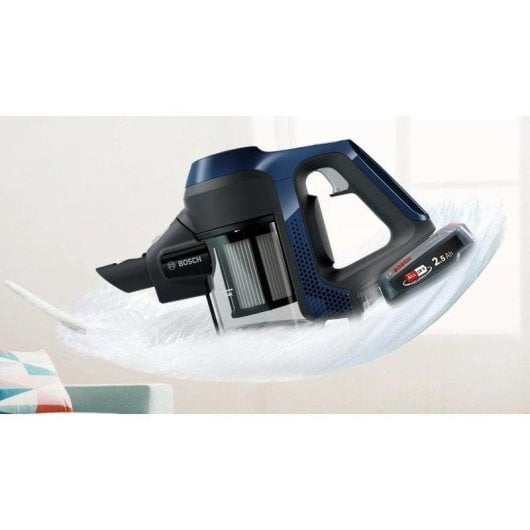 Aspirador sem Fio Bosch BCS611P4A 18V 30min Filtro Higiénico 0,3L Acessórios