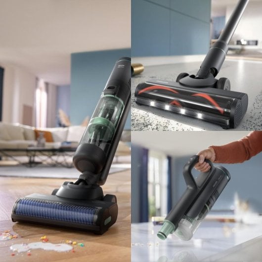 Aspirateur balai 2 en 1 Philips série 7000 21,6V Autonomie 30 min Wet&Dry