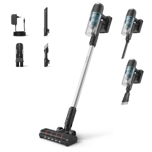 Aspirateur balai sans fil Philips 3000 Series XC3031/01 25,2V LED 60 min Filtration cyclonique