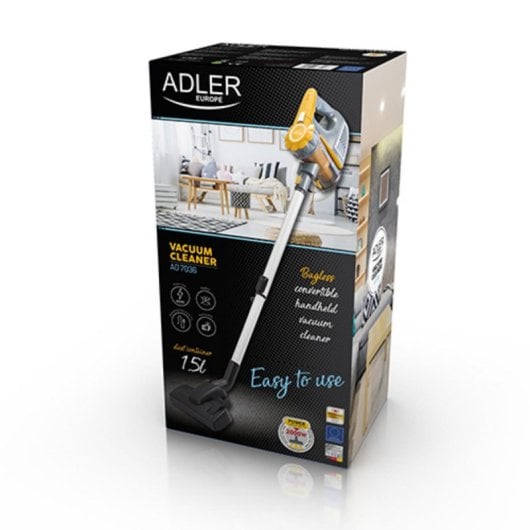 Aspirapolvere a filo 2 in 1 Adler AD 7036 800W Senza sacco Cavo 7 m